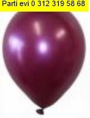 Bask�s�z bordo balon 12 inc balon