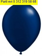 Bask�s�z Lacivert balon 12 inc balon