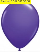 Bask�s�z mor balon 12 inc balon