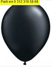 Bask�s�z siyah balon 12 inc balon