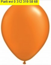 Bask�s�z turuncu balon 12 inc balon