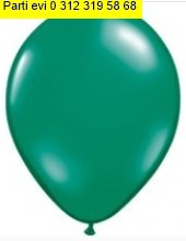 Bask�s�z ye�il balon 12 inc balon