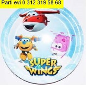 Super wings tabak parti malzemesi 8 adet