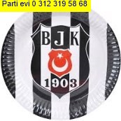 Taraftar tabak be�ikta� bjk parti malzemesi 8 adet